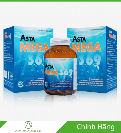 Asta Mega 3.6.9 - Bổ Sung Omega 3 6 9 Hỗ Trợ Tim Mạch, Não Bộ & Thị Lực